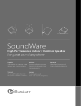 Boston Acoustics SoundWare Manual de usuario