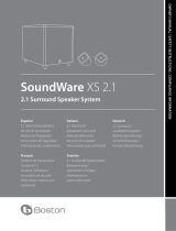 Boston Acoustics SoundWare XS 2.1 Manual de usuario