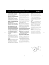 Boston Acoustics FX6-H Manual de usuario