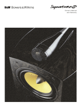 B&W Loudspeaker Signature 805 Manual de usuario