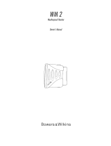 Bowers & Wilkins WM 2 Manual de usuario