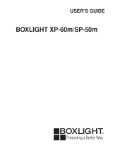 BOXLIGHT XP-60m Manual de usuario