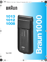 Braun 1013, 1012, 1008, 1000 Manual de usuario