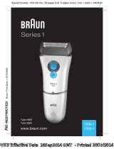 Braun 150s-1, 130s-1, Series 1 Manual de usuario