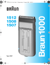 Braun 1512, 1508, 1507, 1000 Manual de usuario