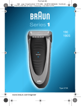 Braun Series 1 190 Manual de usuario