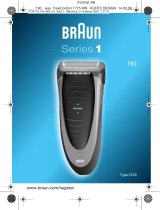 Braun 190, Series 1 Manual de usuario
