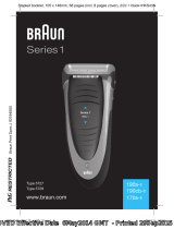 Braun 190s-1, 190cb-1, 170s-1, Series 1 Manual de usuario