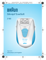 Braun silk epil eversoft 2180 Manual de usuario