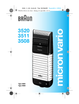 Braun 3520, 3511, 3508, micron vario Manual de usuario