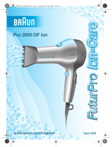 Braun Pro 2000 DF Ion, FuturPro Ion-Care Manual de usuario
