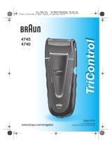 Braun 4745, 4740, TriControl Manual de usuario