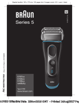 Braun 5197cc, 5195cc, 5190cc, wet&dry, Series 5 Manual de usuario