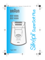 Braun EE1055,  E1020,  Silk-épil SuperSoft Manual de usuario