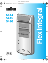 Braun 5414 flex integral silber Manual de usuario