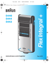 Braun 5443, 5444, 5446, Flex Integral+ Manual de usuario