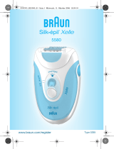 Braun 5395, 5580, Silk-epil Xelle Manual de usuario