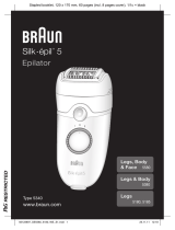 Braun 5580, 5380, 5180, 5185, Silk-épil 5 Manual de usuario