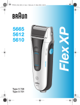 Braun 5665, 5612, 5610, Flex XP Manual de usuario