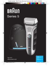 Braun 590 cc series 5 Manual de usuario