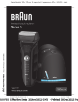 Braun 590cc-4, Series 5, limited black edition Manual de usuario