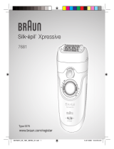 Braun 7681, Silk-épil Xpressive Manual de usuario