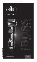 Braun 790cc-4, Series 7, limited edition, Hugo Boss Manual de usuario