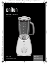 Braun MX 2050 BLACK Manual de usuario