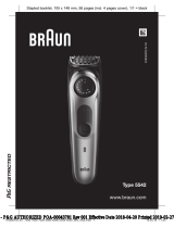 Braun 5 Tondeuse Électrique Homme Cheveux Et Barbe Manual de usuario