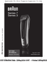Braun BT7050, BT3050cb, Beard trimmer, Series 7 Manual de usuario