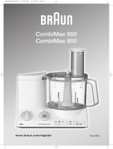 Braun CombiMax 600, 650 type 3205 Manual de usuario