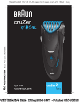 Braun CruZer5, face Manual de usuario