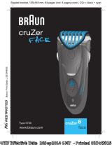 Braun CruZer6, face Manual de usuario