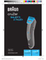 Braun cruZer6 beard&head, Series 7 beard trimmer Manual de usuario