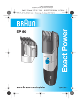 Braun 5601 EP50 Exact Power Manual de usuario