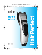 Braun HC 20 Manual de usuario