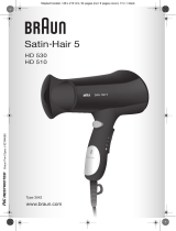 Braun Satin Hair 5 HD 510 Manual de usuario