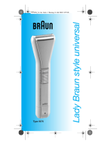Braun 5575 Lady Braun style universal Manual de usuario
