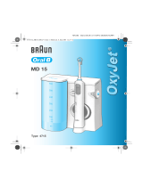 Braun MD15 OxyJet Manual de usuario