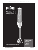 Braun MQ 520 Pasta El manual del propietario