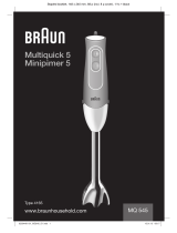 Braun MQ 545 Aperitive El manual del propietario