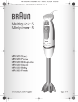 Braun MR530 PESTO Manual de usuario