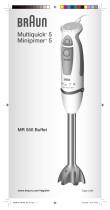 Braun MR 550 BUFFET Manual de usuario