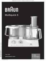 Braun Multiquick 5 K700 Manual de usuario