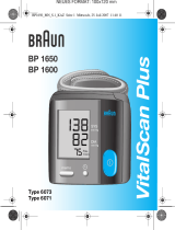 Braun VitalScan Plus BP1600 El manual del propietario