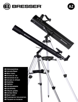 Bresser Solarix AZ 114/500 Carbon Design Telescop Starter Kit El manual del propietario
