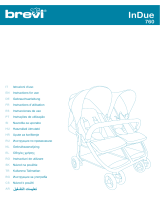 Brevi Twin stroller InDue El manual del propietario
