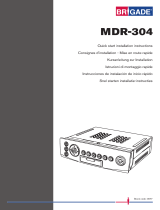 Brigade MDR-304-XXX (2875)(2876)(2877)(3478)(3480) Manual de usuario