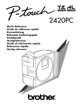 Brother P-Touch 2420PC Manual de usuario