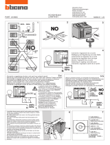 Bticino N4401 Instrucciones de operación
